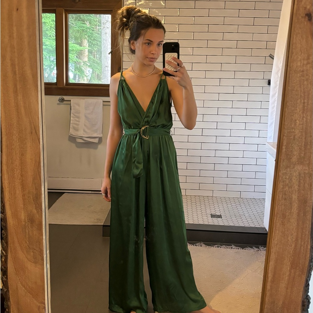 Zara Silk Jumpsuit